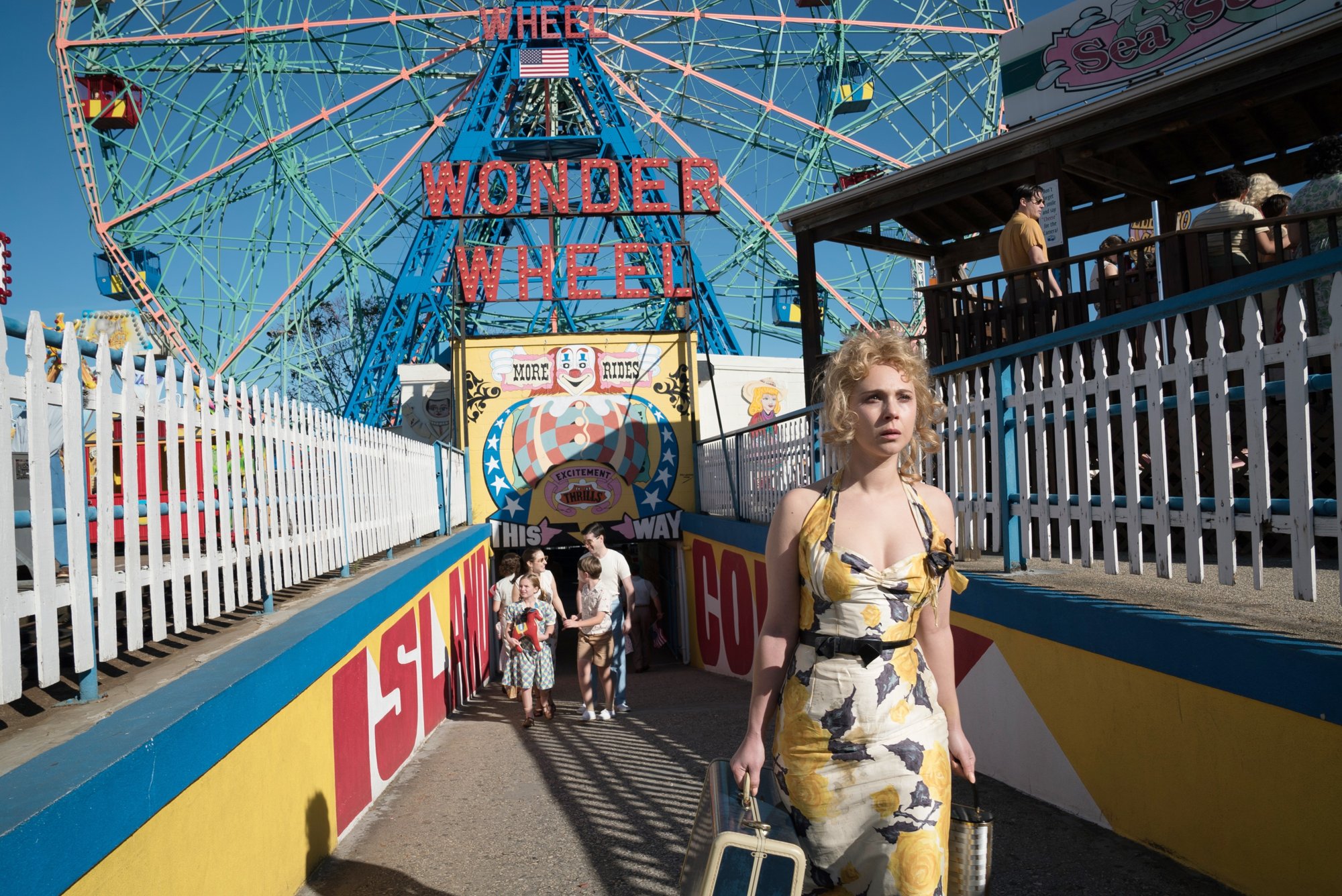 Juno Temple stars as Carolina in Amazon Studios' Wonder Wheel (2017)