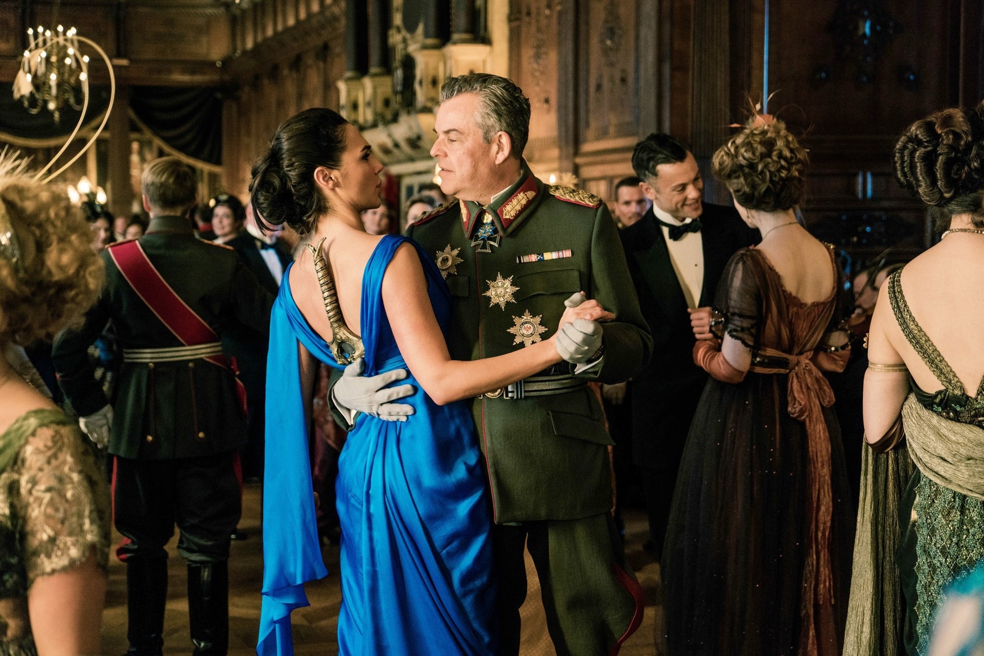 Gal Gadot stars as Diana Prince/Wonder Woman and Danny Huston stars as Ludendorff in Warner Bros. Pictures' Wonder Woman (2017)
