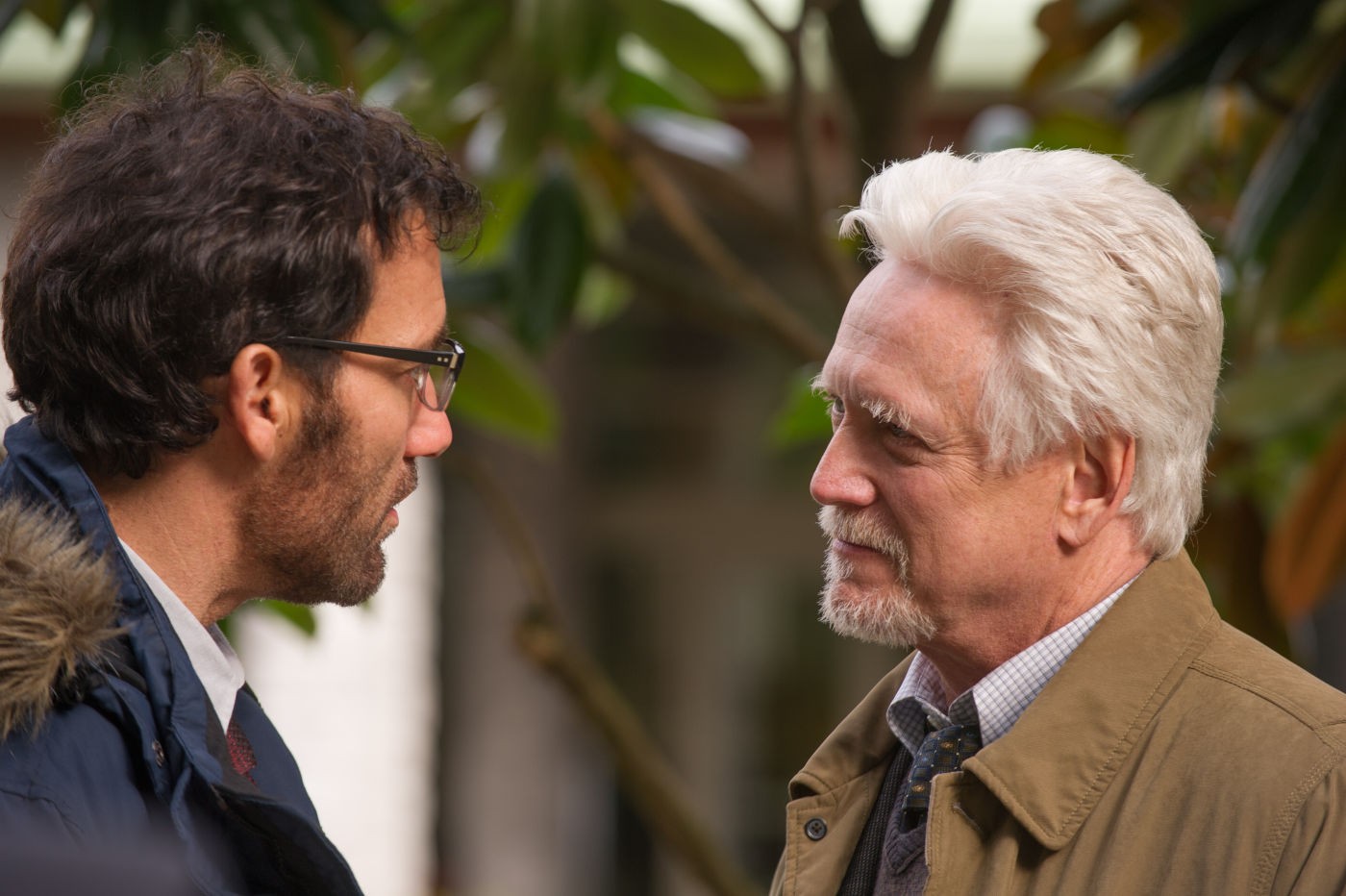 Clive Owen stars as Jack Marcus and Bruce Davison stars as Walt in Roadside Attractions' Words and Pictures (2014)