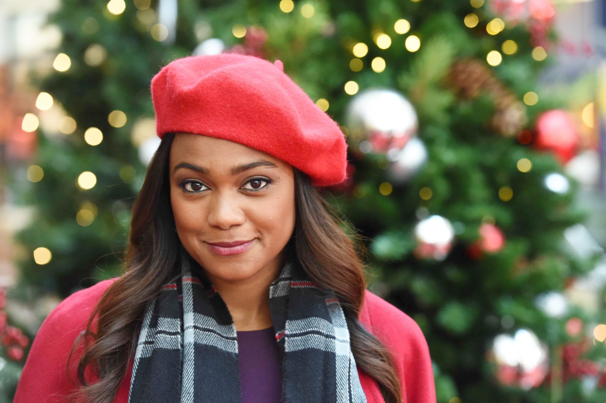 Tatyana Ali stars as Heather Nash in Lifetime's Wrapped Up in Christmas (2017)