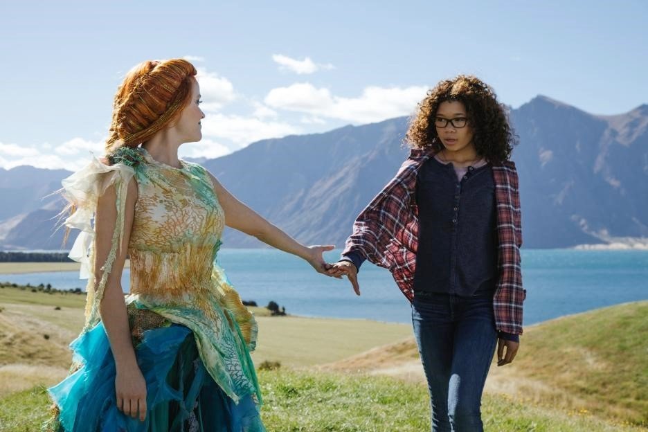Reese Witherspoon stars as Mrs. Whatsit and Storm Reid stars as Meg Murry in Walt Disney Pictures' A Wrinkle in Time (2018)