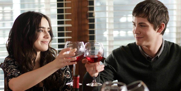 Lily Collins stars as Samantha Borgens and Logan Lerman stars as Lou in Millennium Entertainment's Stuck in Love (2013)