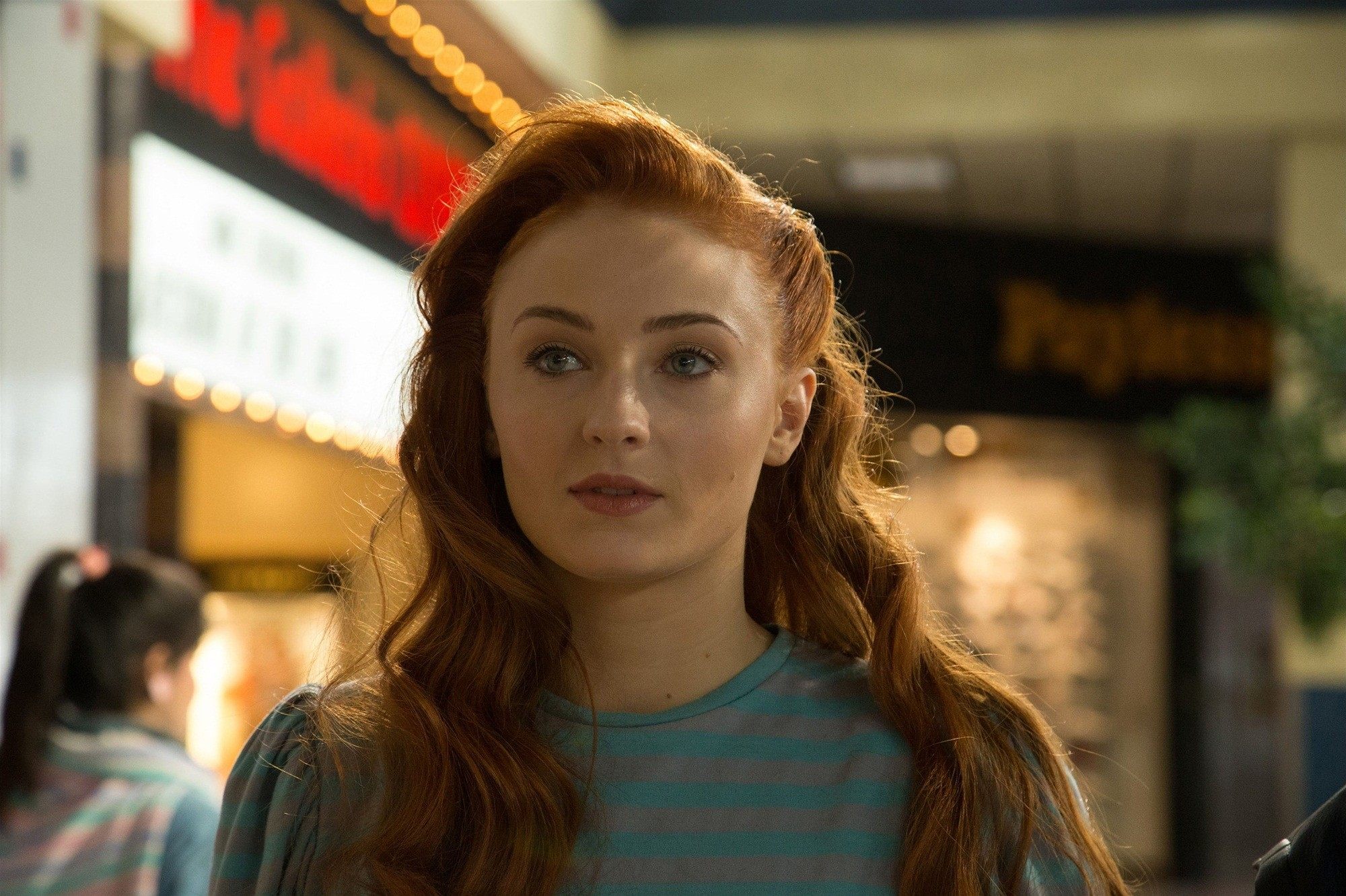 Sophie Turner stars as Jean Grey in 20th Century Fox's X-Men: Apocalypse (2016)