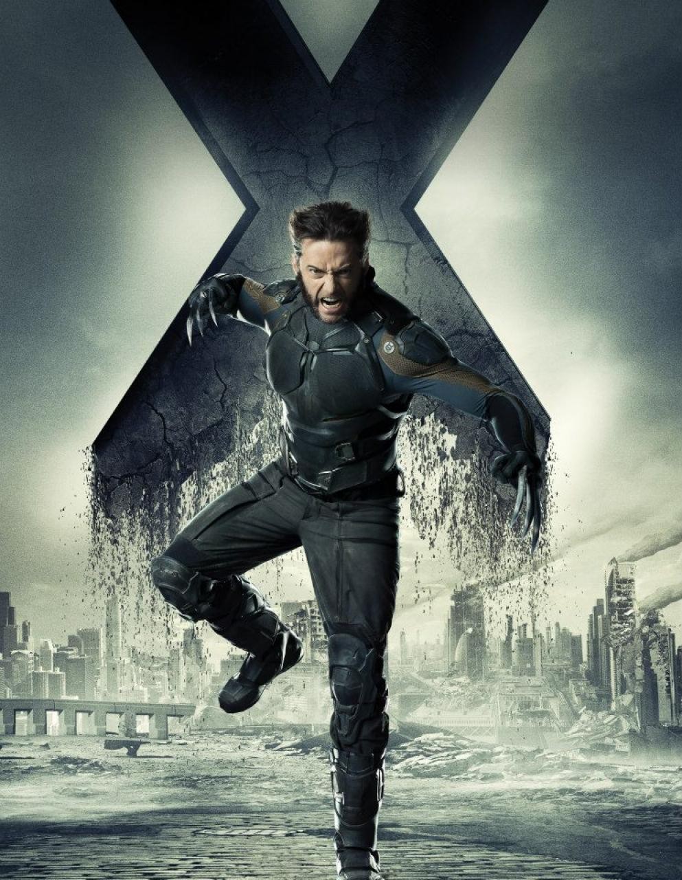 Hugh Jackman stars as Logan/Wolverine in 20th Century Fox's X-Men: Days of Future Past (2014)