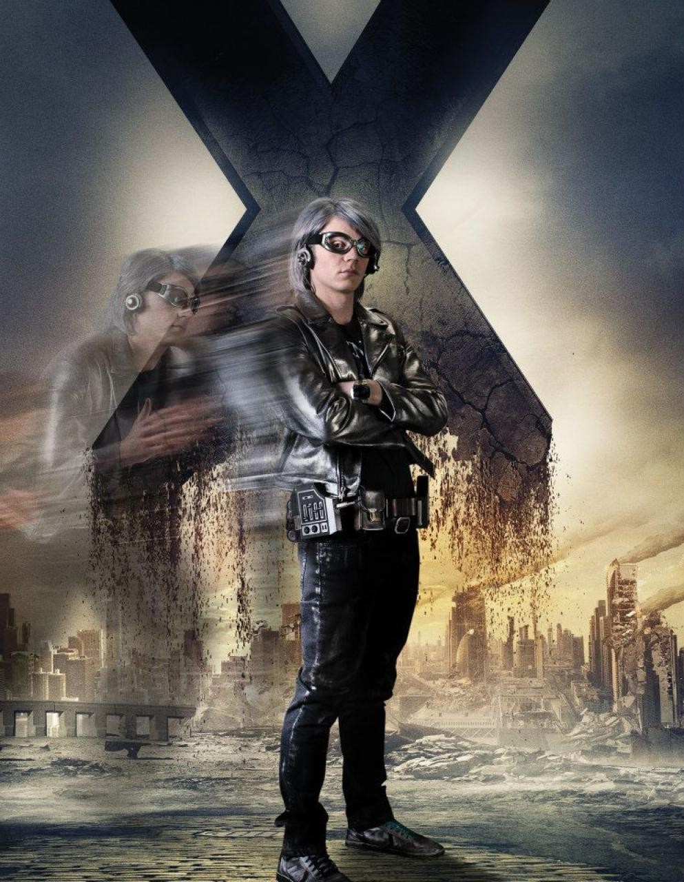Evan Peters stars as Pietro Maximoff/Quicksilver in 20th Century Fox's X-Men: Days of Future Past (2014)
