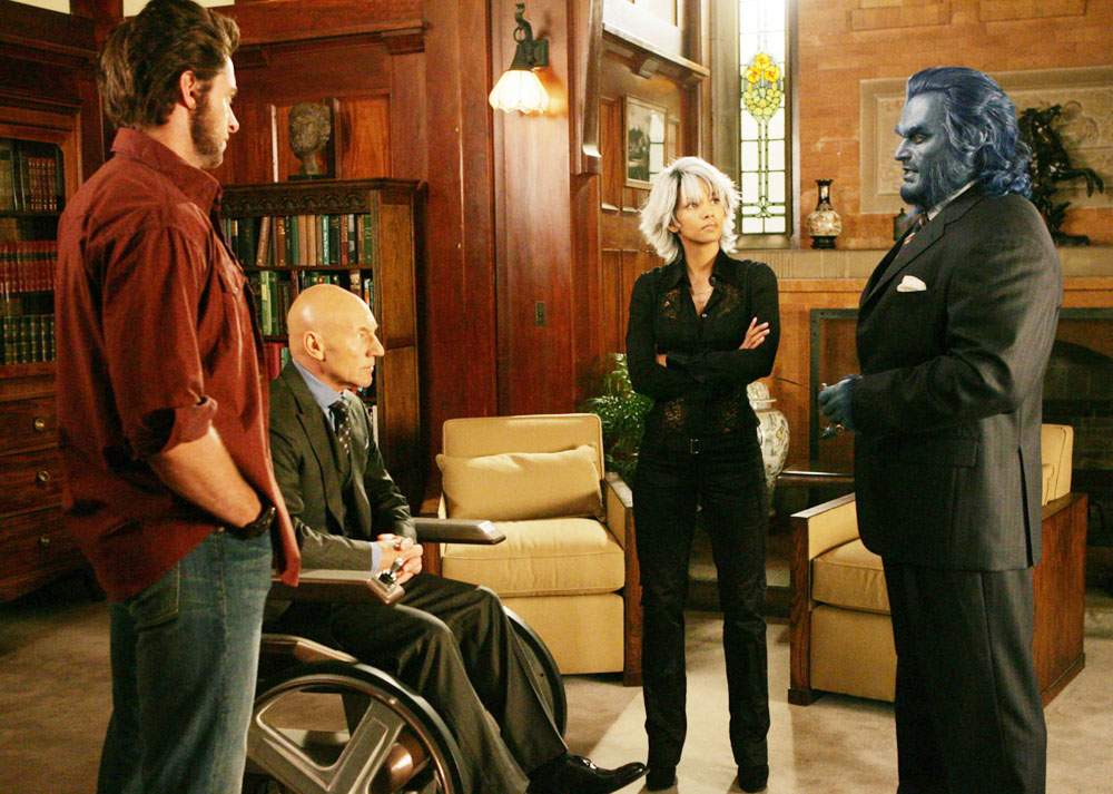 Hugh Jackman, Patrick Stewart, Halle Berry and Kelsey Grammer in The 20th Century Fox's X-Men 3 (2006)