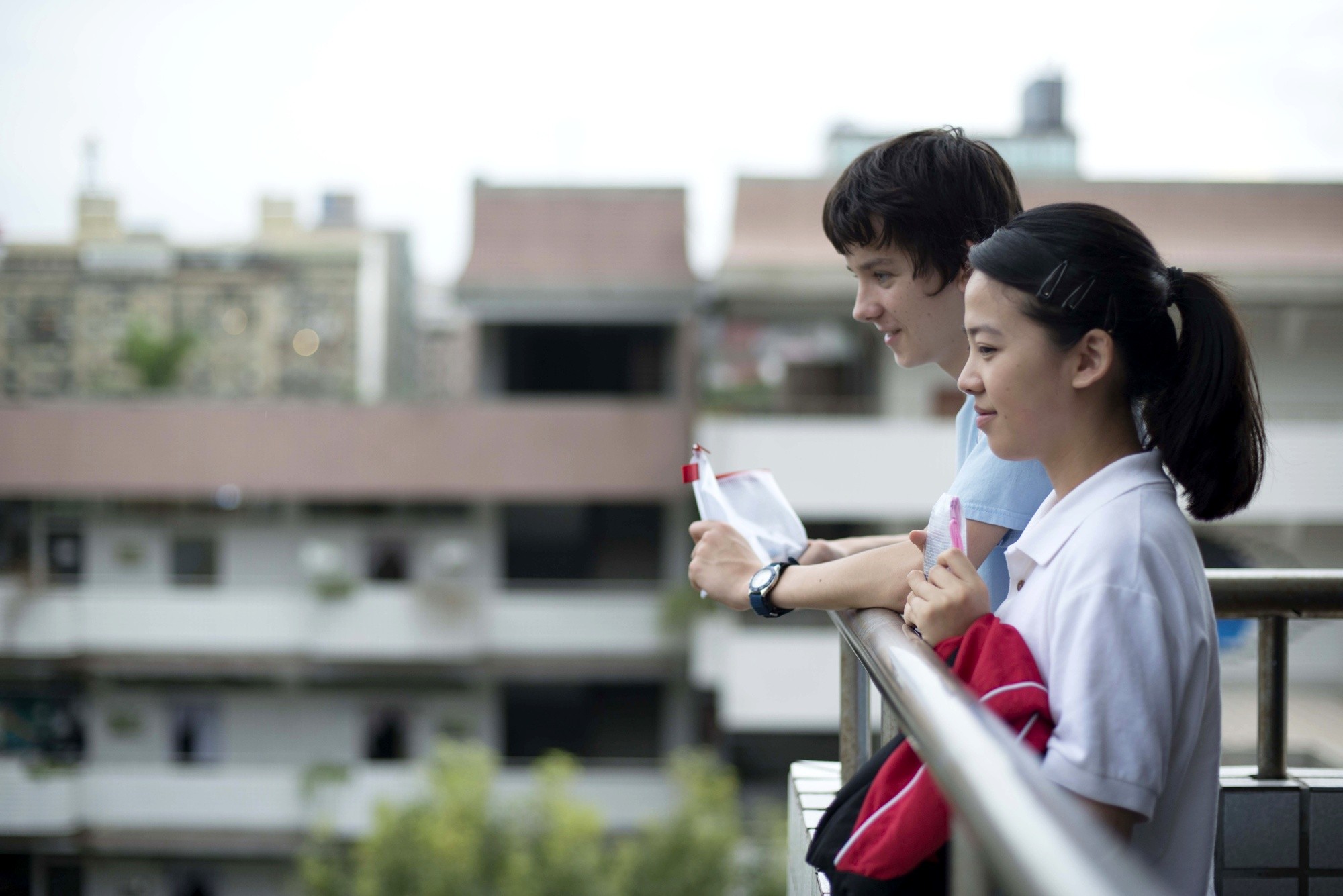 Asa Butterfield stars as Nathan and Jo Yang stars as Zhang Mei in Samuel Goldwyn Films' A Brilliant Young Mind (2015)