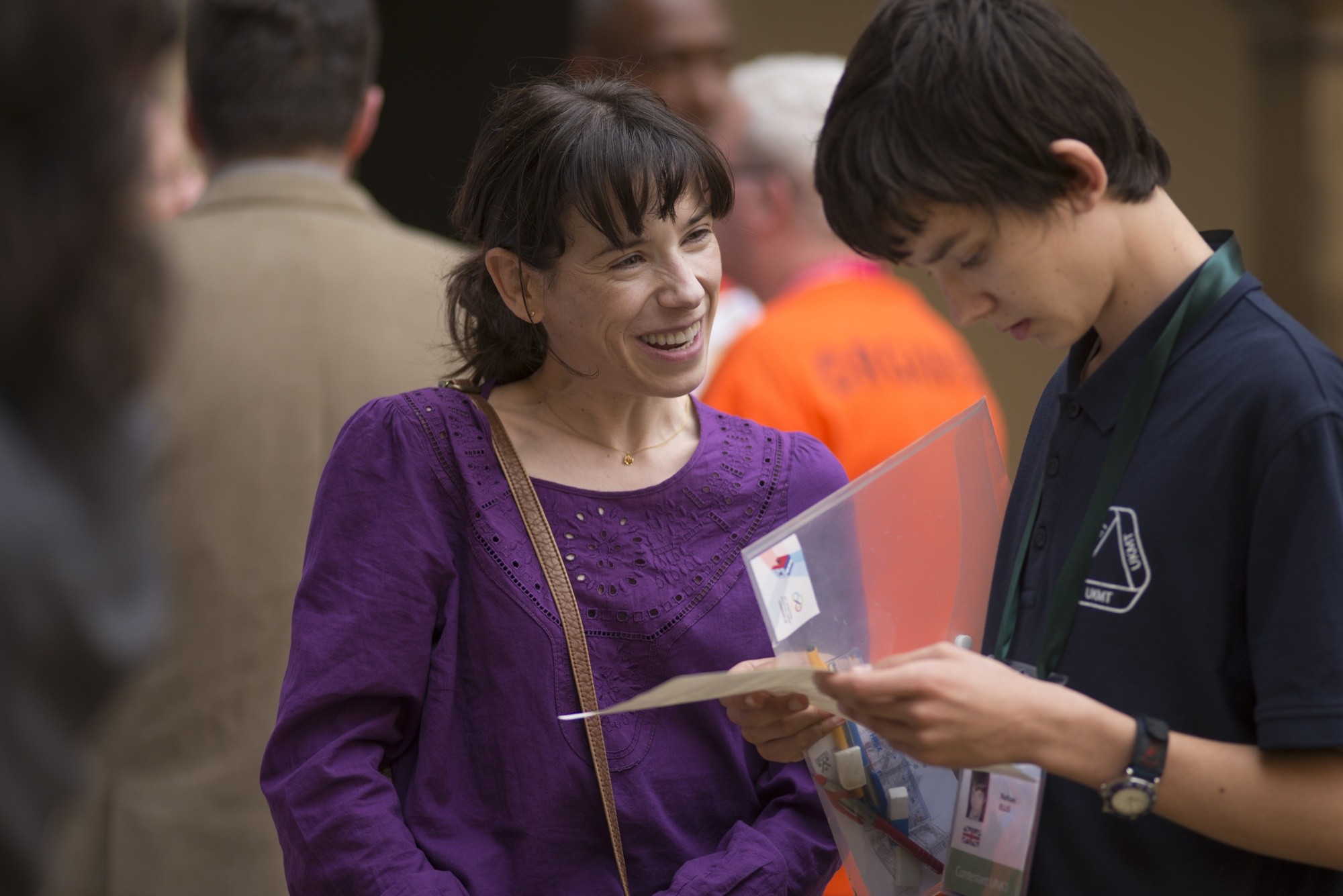 Sally Hawkins stars as Julie and Asa Butterfield stars as Nathan in Samuel Goldwyn Films' A Brilliant Young Mind (2015)