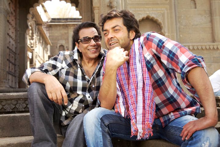 Dharmendra stars as Dharam Singh and Bobby Deol stars as Gajodhar Singh in Eros International's Yamla Pagla Deewana (2011)