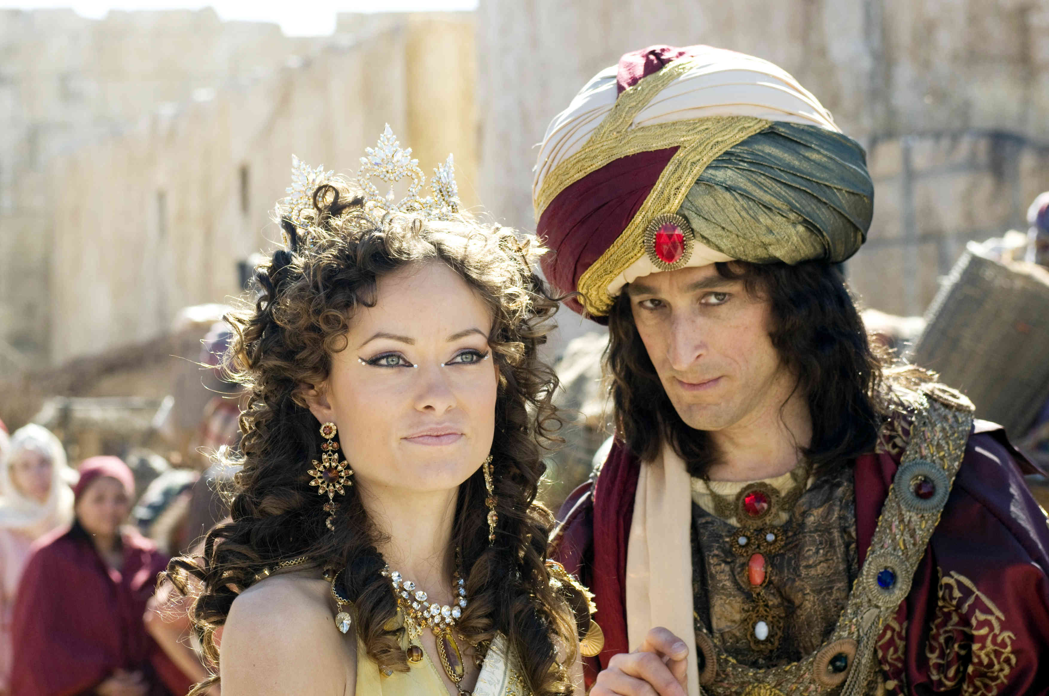 Olivia Wilde stars as Princess Inanna and David Pasquesi stars as Prime Minister in Columbia Pictures' Year One (2009)