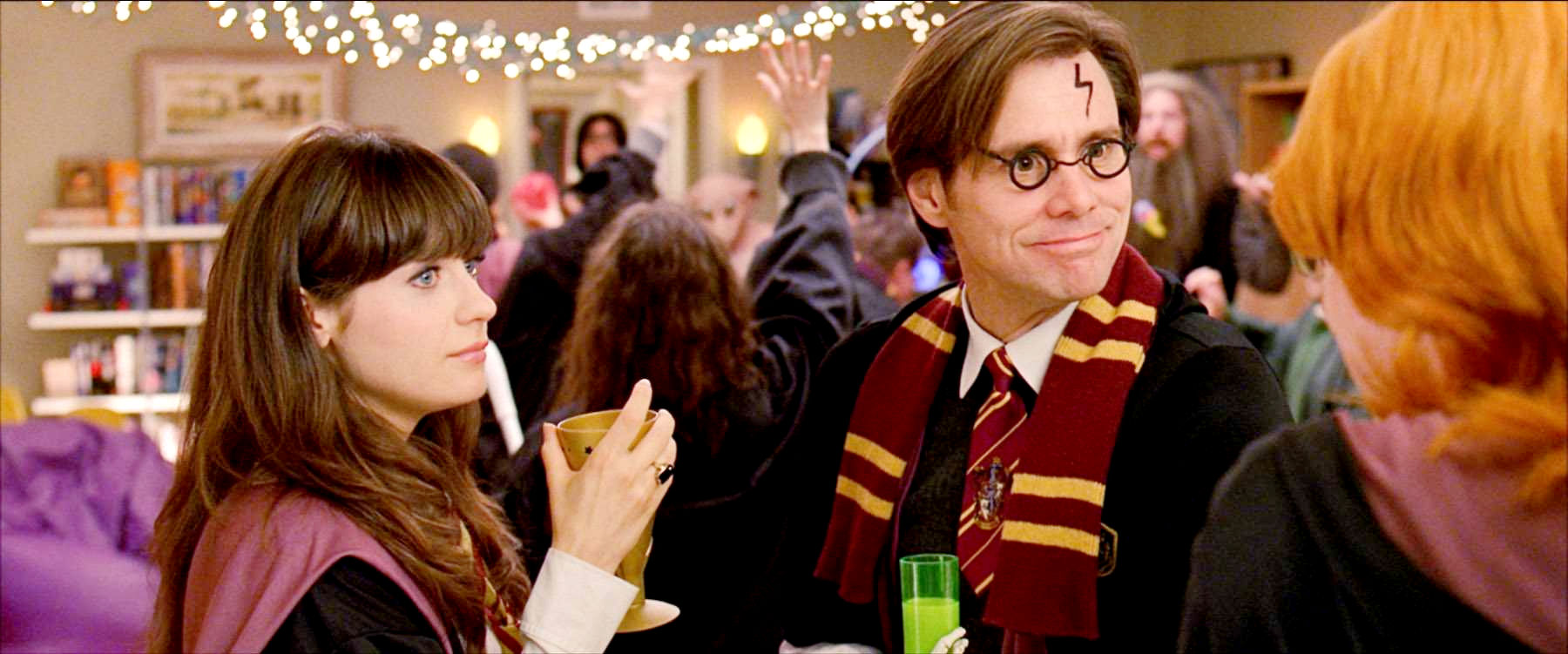 Zooey Deschanel stars as Renee Allison and Jim Carrey stars as Carl Allen in Warner Bros. Pictures' Yes Man (2008)