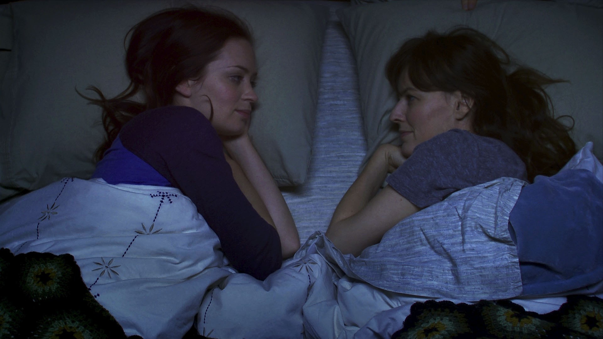Emily Blunt stars as Iris and Rosemarie DeWitt stars as Hannah in IFC Films' Your Sister's Sister (2012)