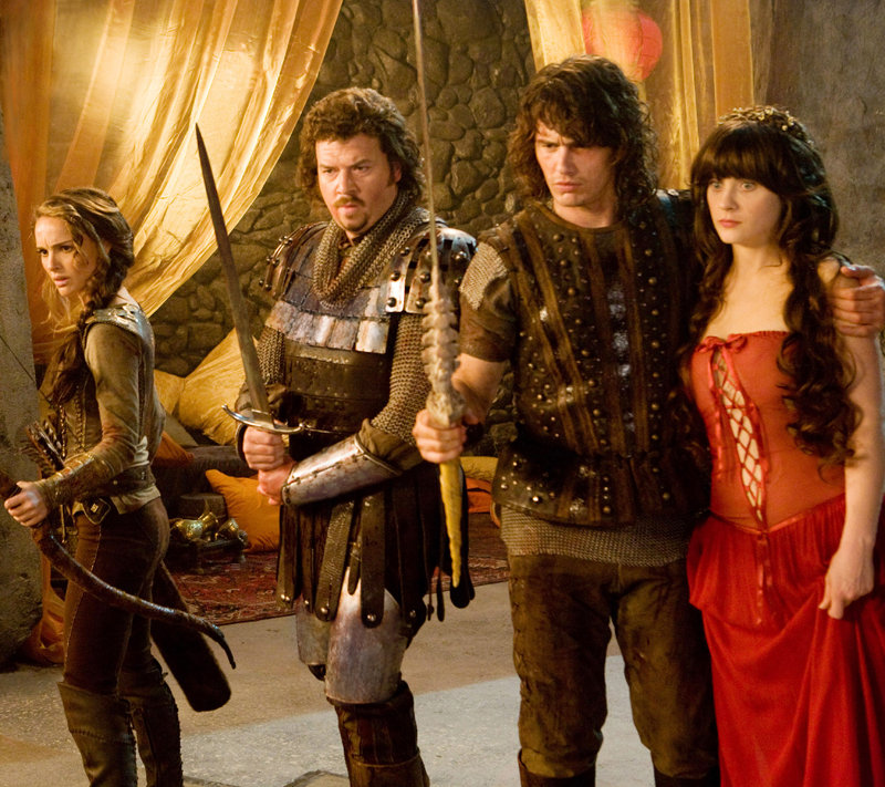 Natalie Portman, Danny McBride, James Franco and Zooey Deschanel in in Universal Pictures' Your Highness (2010)