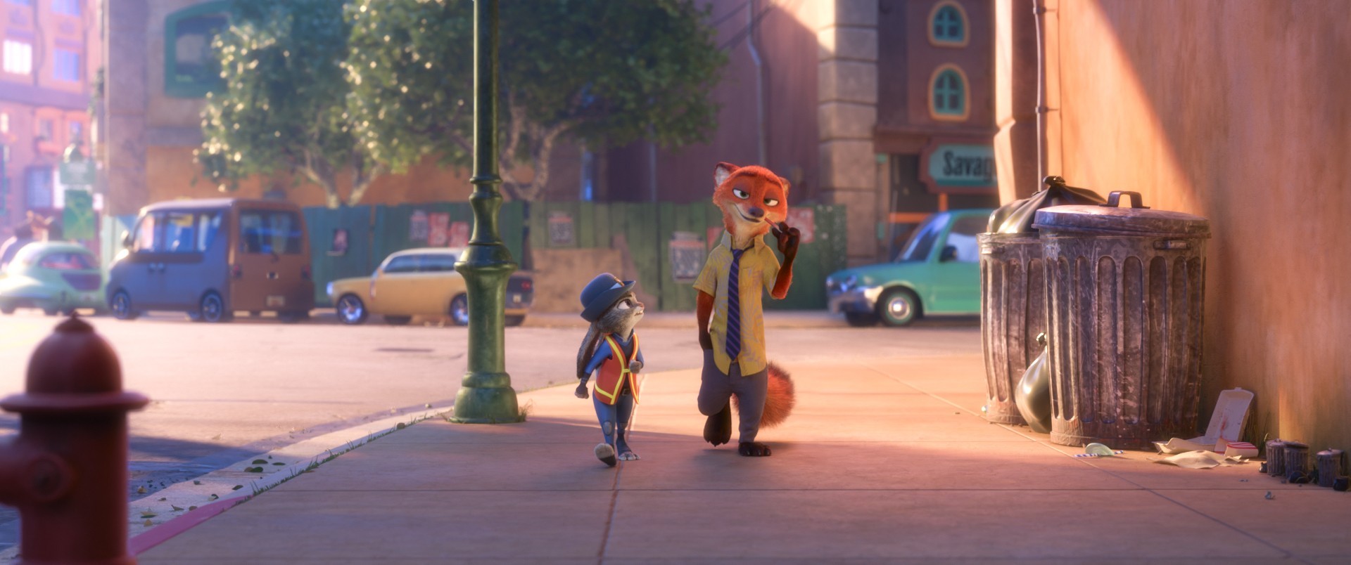 Judy Hopps and Nick Wilde from Walt Disney Pictures' Zootopia (2016)