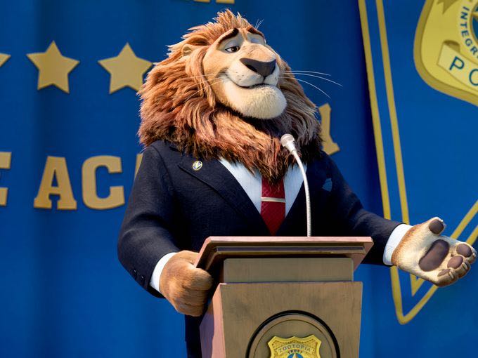 Mayor Lionheart from Walt Disney Pictures' Zootopia (2016)