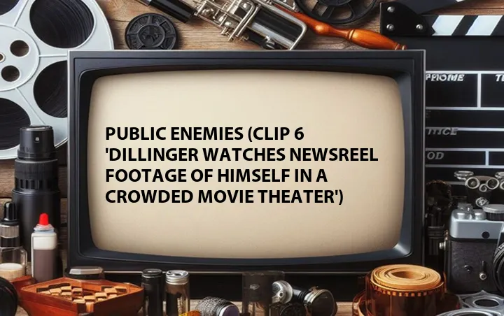 Public Enemies (Clip 6 'Dillinger Watches Newsreel Footage of Himself in a Crowded Movie Theater')