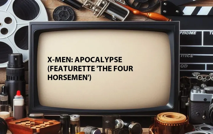 X-Men: Apocalypse (Featurette 'The Four Horsemen')