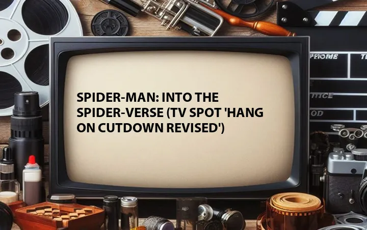 Spider-Man: Into the Spider-Verse (TV Spot 'Hang on Cutdown Revised')
