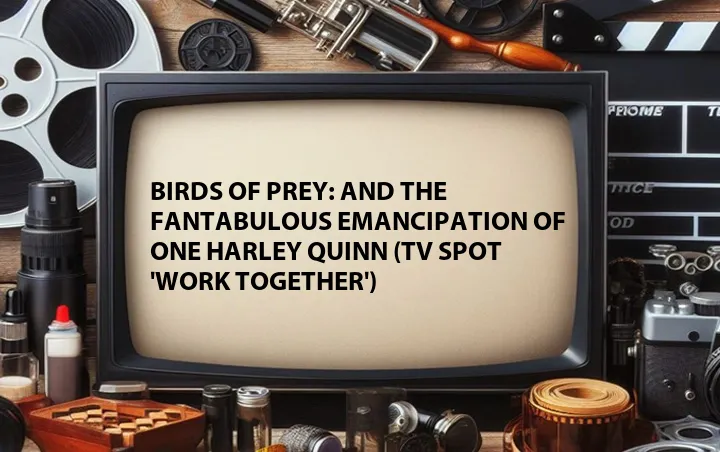 Birds of Prey: And the Fantabulous Emancipation of One Harley Quinn (TV Spot 'Work Together')