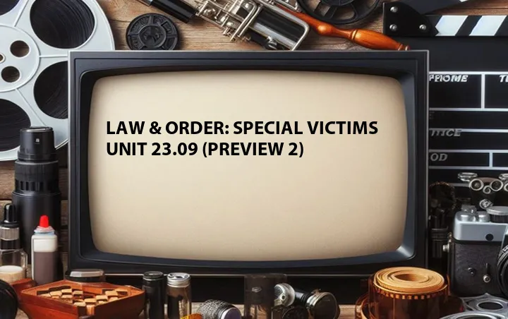 Law & Order: Special Victims Unit 23.09 (Preview 2)