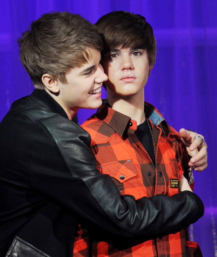 Justin Bieber;<br>Justin Bieber Attends His Waxwork Unveiling
