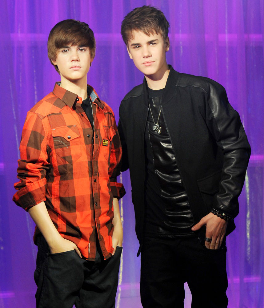 Justin Bieber;<br>Justin Bieber Attends His Waxwork Unveiling