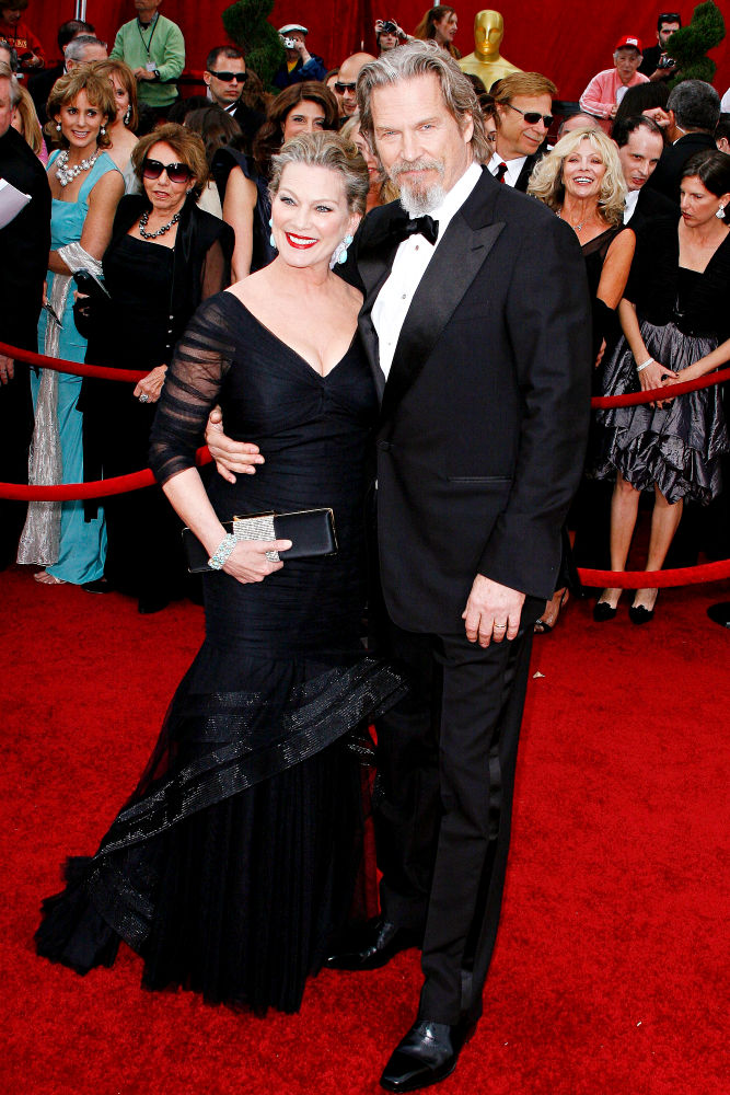 Jeff Bridges;Susan Geston;<br>The 82nd Annual Academy Awards (Oscars) - Arrivals