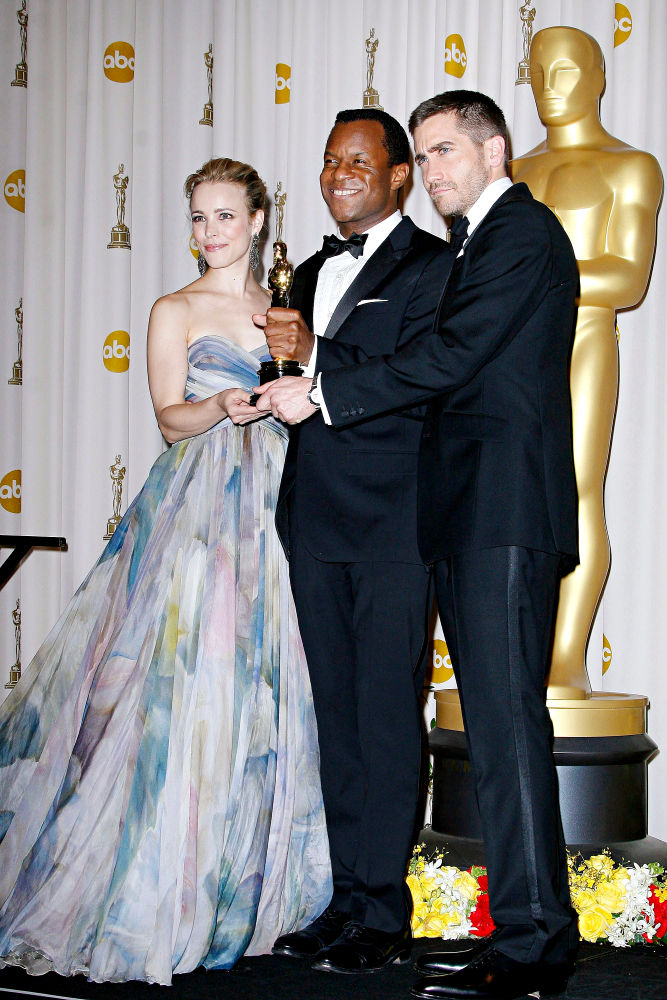 Rachel McAdams;Geoffrey Fletcher;Jake Gyllenhaal;<br>The 82nd Annual Academy Awards (Oscars) - Press Room