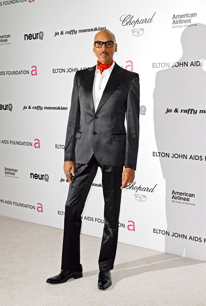 RuPaul;<br>18th Annual Elton John AIDS Foundation Academy Awards (Oscars) Viewing Party - Arrivals