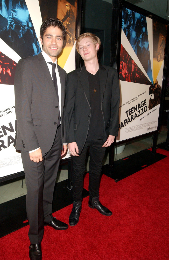 Adrian Grenier;Austin Visschedyk;<br>Los Angeles Premiere of HBO's 'Teenage Paparazzo' - Arrivals