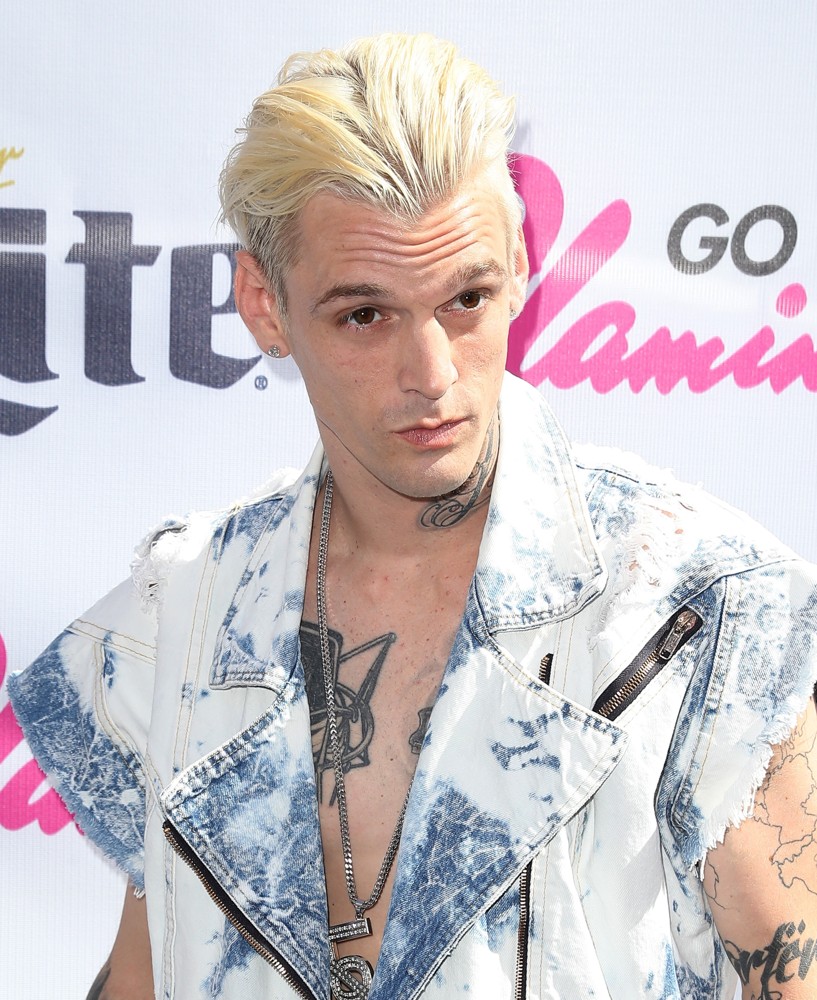 Aaron Carter at Flamingo Go Pool
