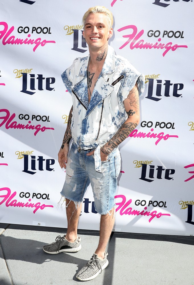 Aaron Carter at Flamingo Go Pool