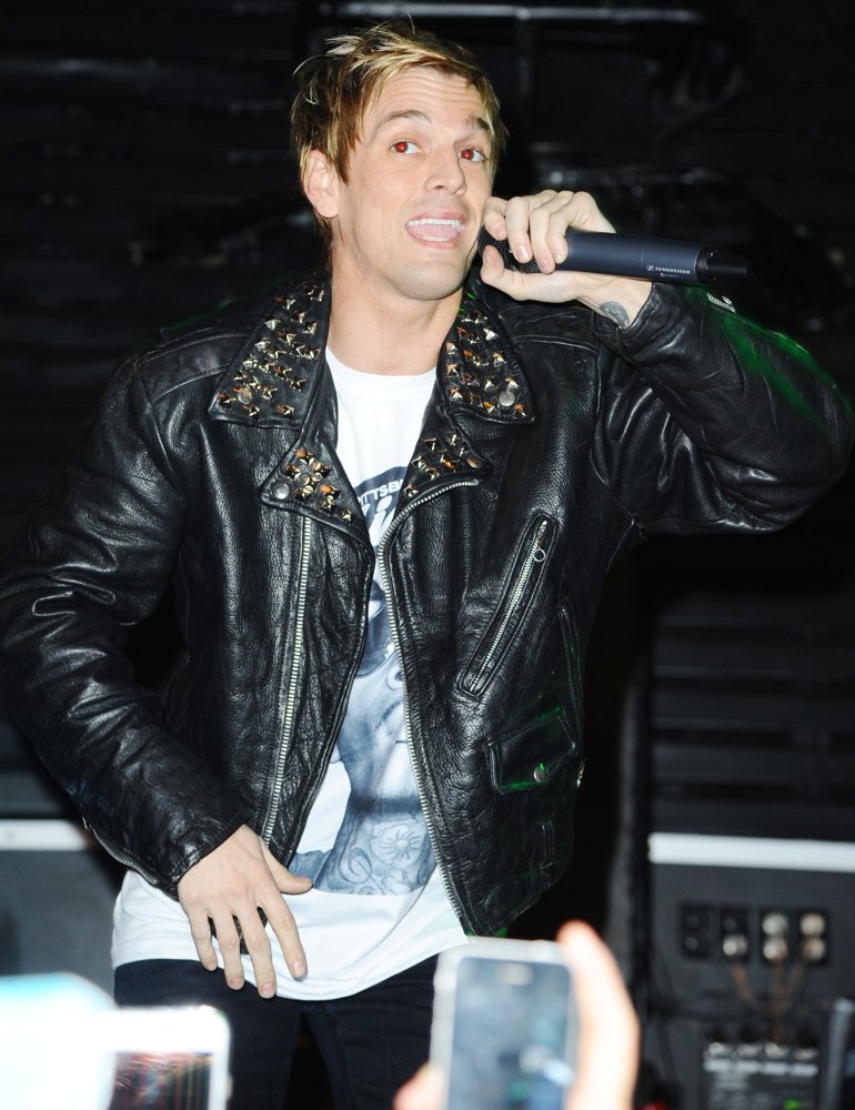 Aaron Carter Performing Live During A Concert