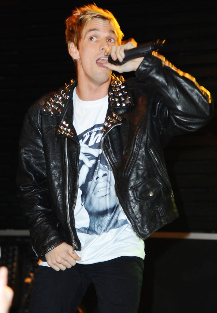 Aaron Carter Performing Live During A Concert