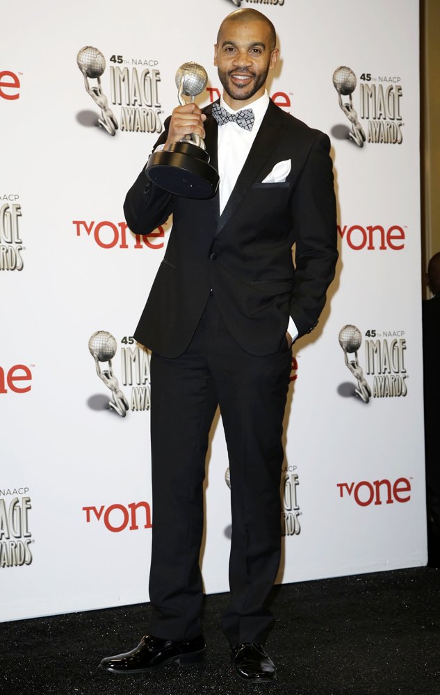 Aaron D. Spears;<br>45th NAACP Image Awards - Press Room