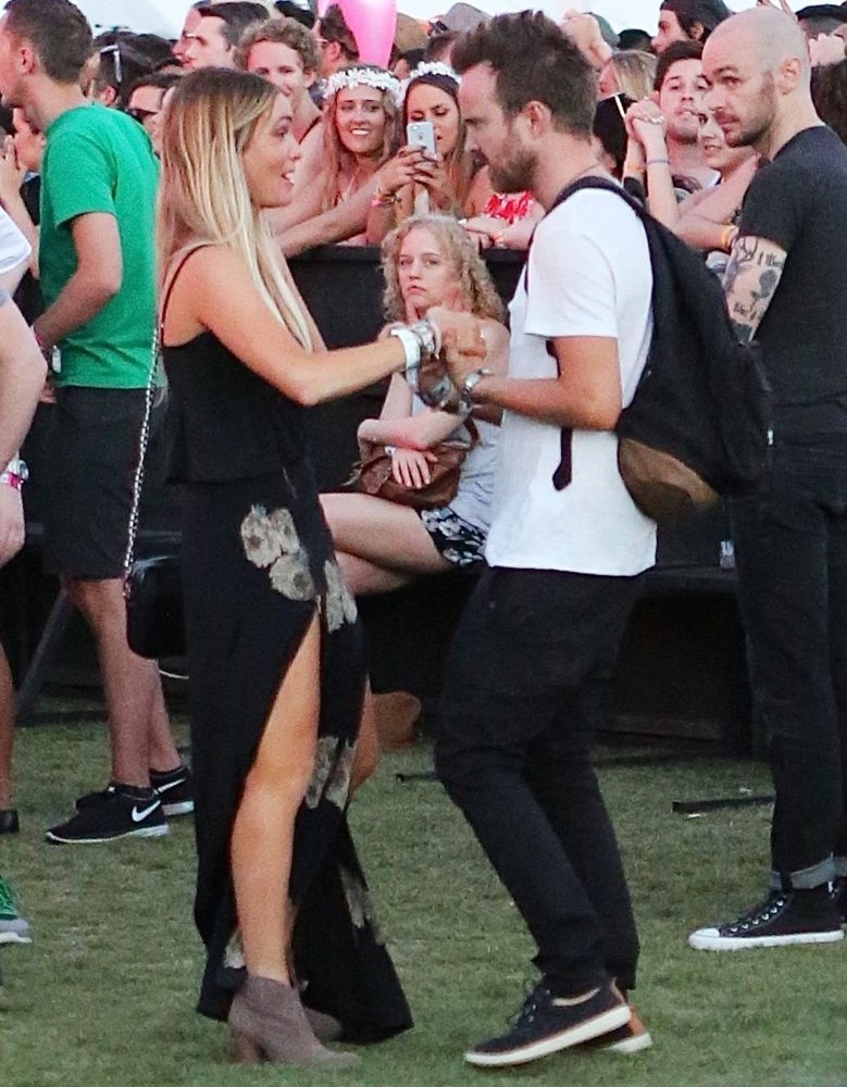 Aaron Paul;<br>Coachella 2014 - Day 1