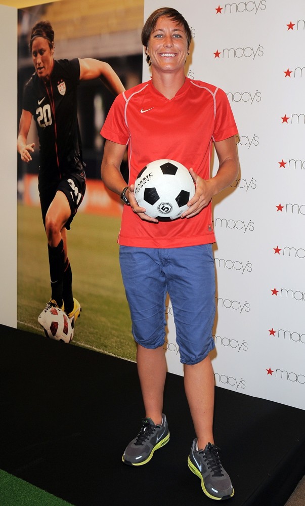 Abby Wambach;<br>The U.S. Women's National Soccer Team Appears at Macy's Town Center Mall