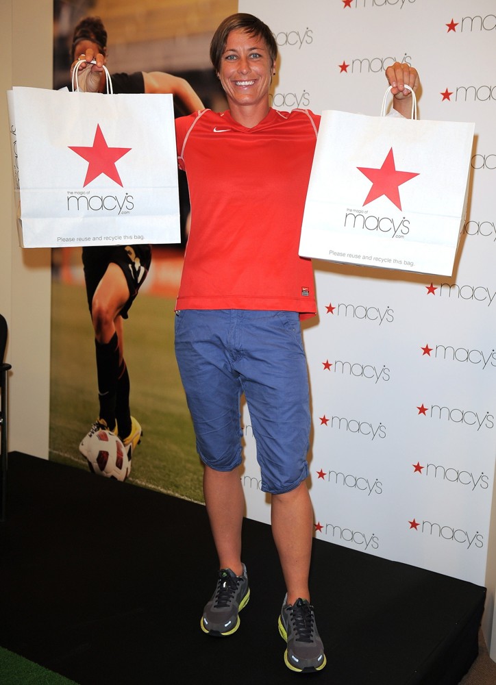 Abby Wambach;<br>The U.S. Women's National Soccer Team Appears at Macy's Town Center Mall