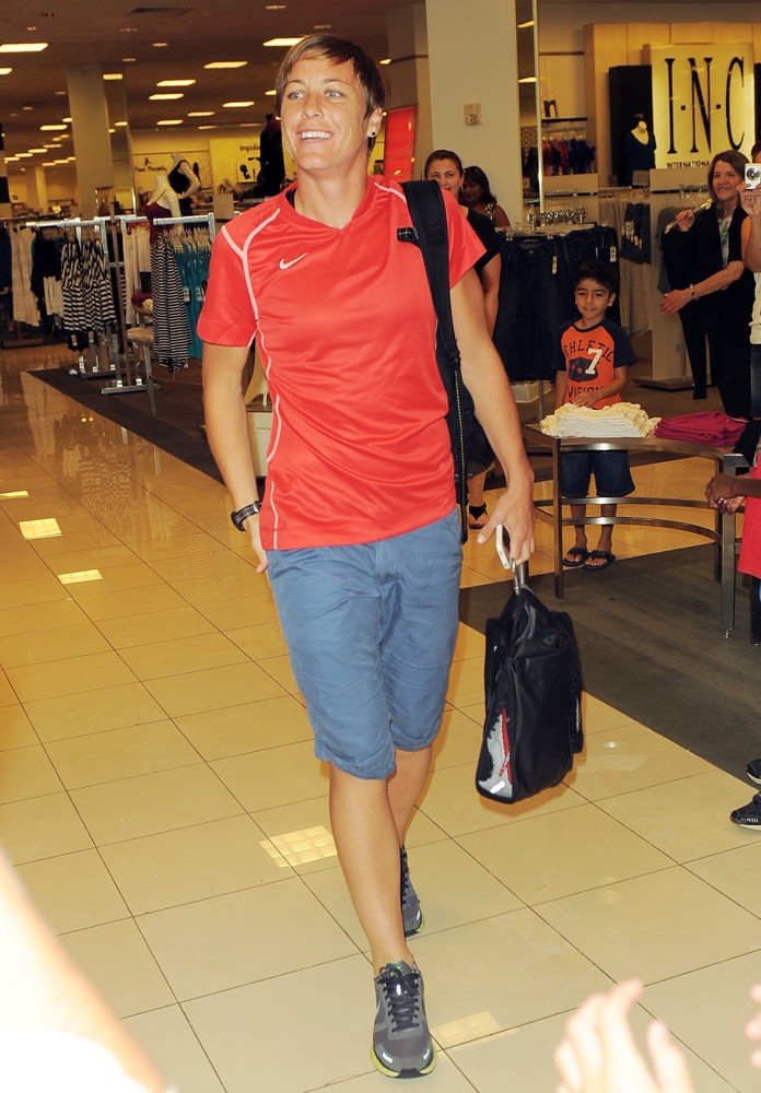 Abby Wambach;<br>The U.S. Women's National Soccer Team Appears at Macy's Town Center Mall