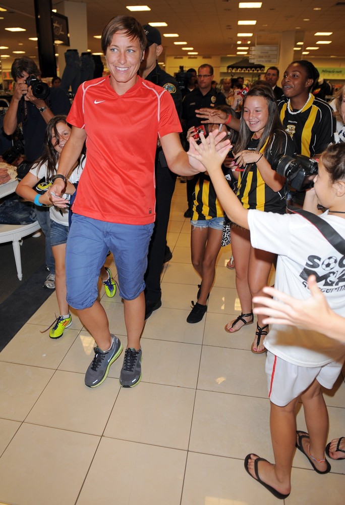 Abby Wambach;<br>The U.S. Women's National Soccer Team Appears at Macy's Town Center Mall