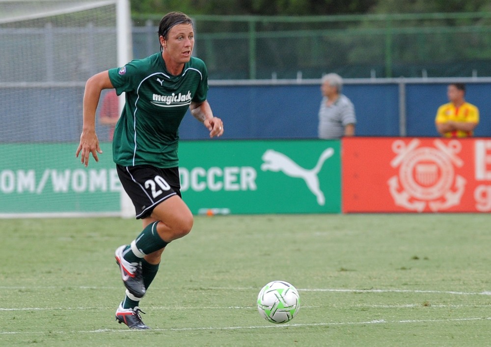 The U.S. Women's National Soccer Team Play with The Majicjack Soccer Team