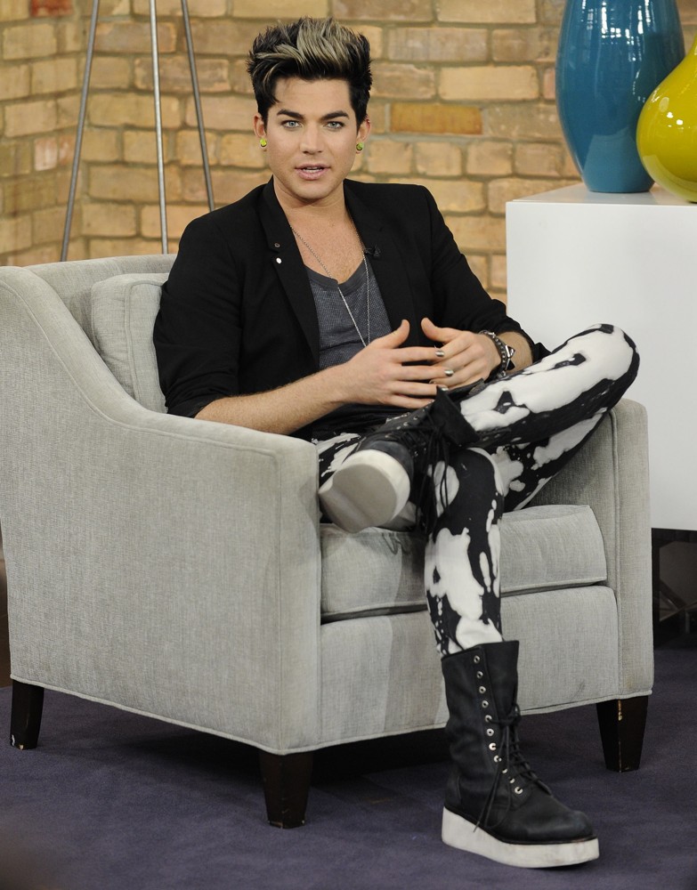 Adam Lambert;<br>Adam Lambert Appears on The Marilyn Denis Show Promoting His Album Trespassing
