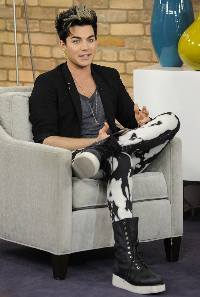 Adam Lambert;<br>Adam Lambert Appears on The Marilyn Denis Show Promoting His Album Trespassing