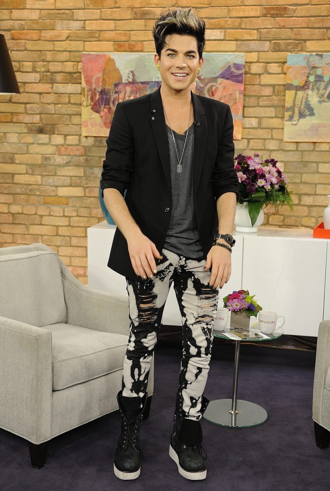 Adam Lambert;<br>Adam Lambert Appears on The Marilyn Denis Show Promoting His Album Trespassing