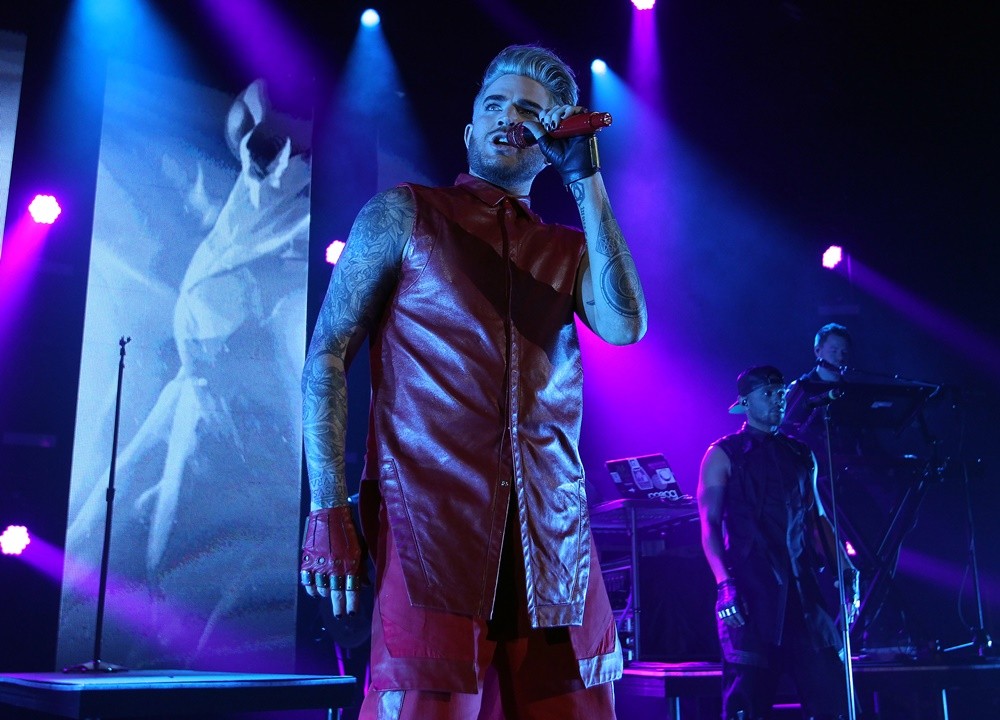 Adam Lambert Performing on Stage