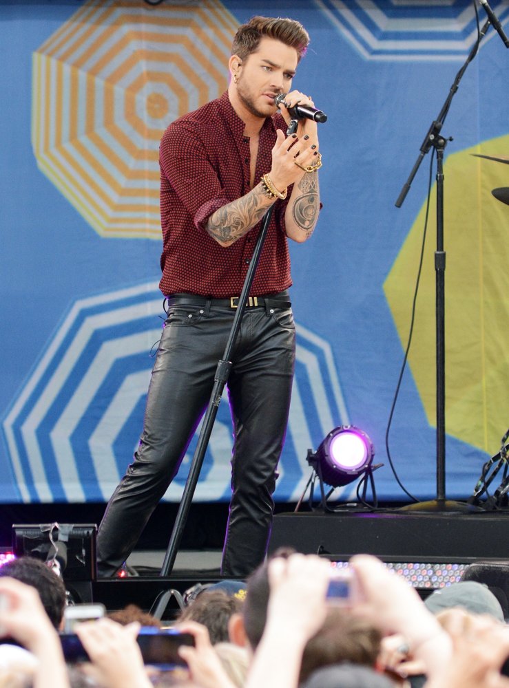 Adam Lambert Performs Live on ABC's Good Morning America
