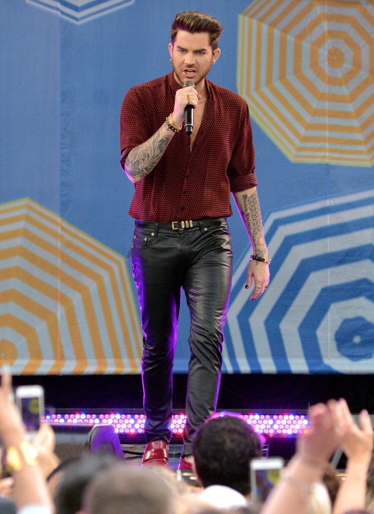 Adam Lambert;<br>Adam Lambert Performs Live on ABC's Good Morning America