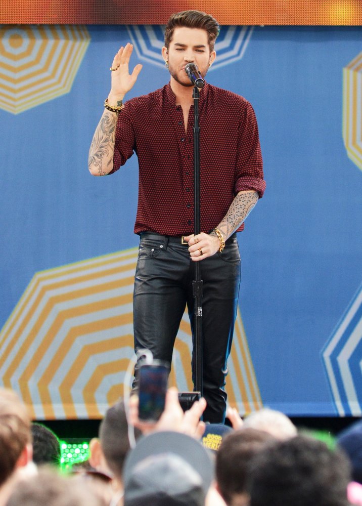 Adam Lambert Performs Live on ABC's Good Morning America
