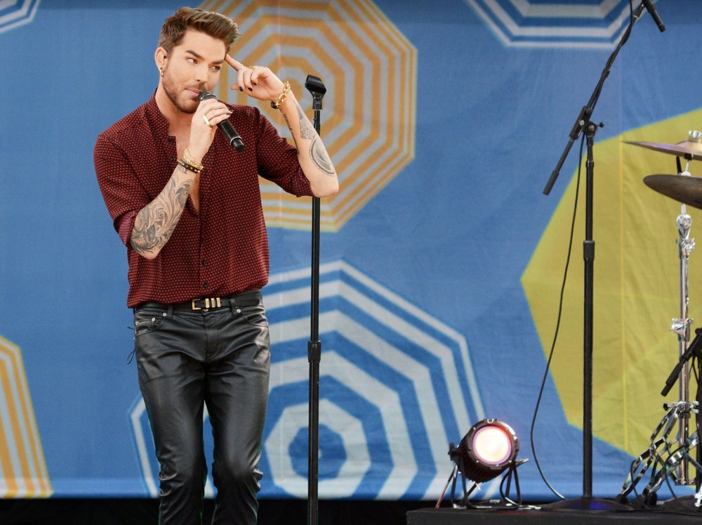 Adam Lambert;<br>Adam Lambert Performs Live on ABC's Good Morning America