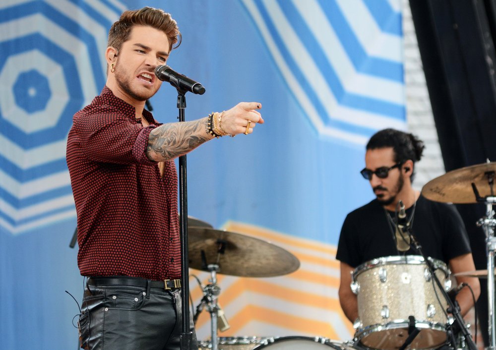 Adam Lambert;<br>Adam Lambert Performs Live on ABC's Good Morning America
